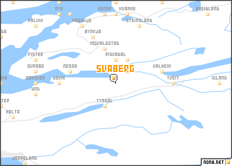 map of Svaberg