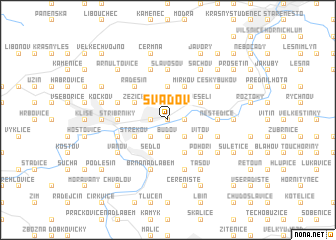 map of Svádov
