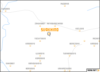 map of Svakhino