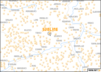 map of Svaline