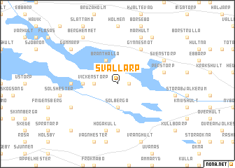 map of Svallarp