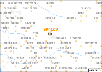 map of Svalöv