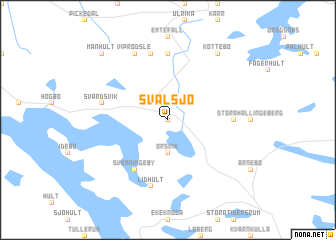 map of Svalsjö