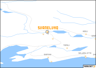 map of Svanelvmo