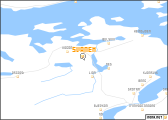 map of Svanem