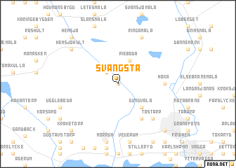 map of Svängsta