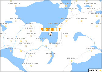 map of Svanhult