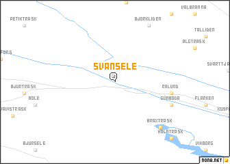 map of Svansele