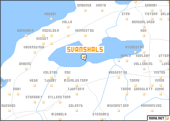 map of Svanshals