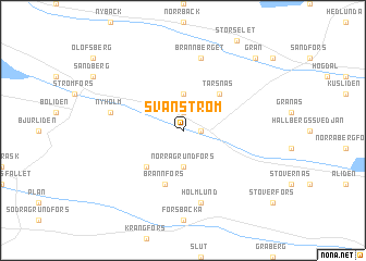 map of Svanström