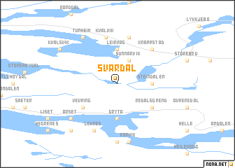 map of Svardal