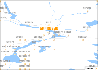 map of Svärdsjö