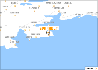 map of Svarholt