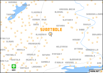 map of Svartböle