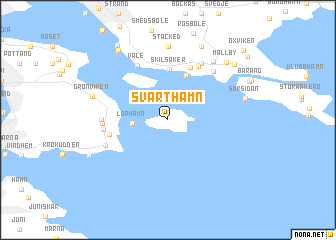 map of Svarthamn