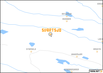 map of Svartsjö