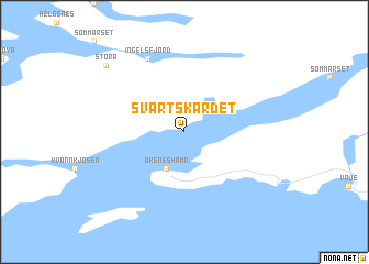 map of Svartskardet