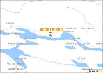 map of Svartviken