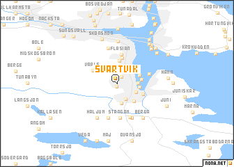 map of Svartvik