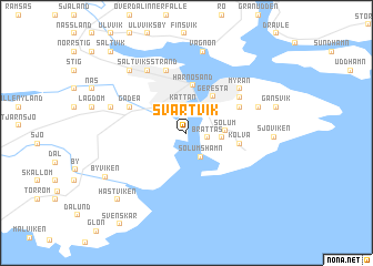 map of Svartvik