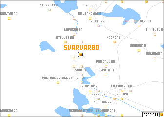 map of Svarvarbo