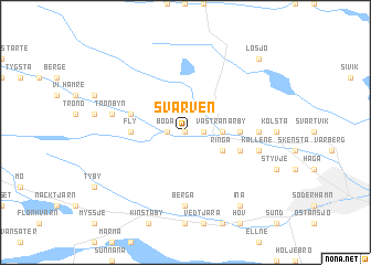 map of Svarven