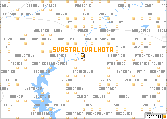 map of Švastalova Lhota