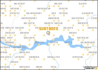 map of Svatbare