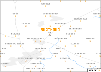 map of Svatkovo