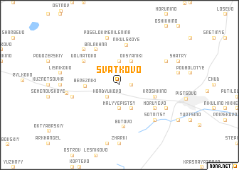 map of Svatkovo
