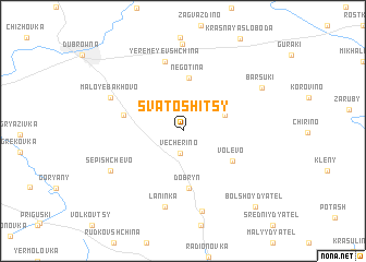 map of Svatoshitsy