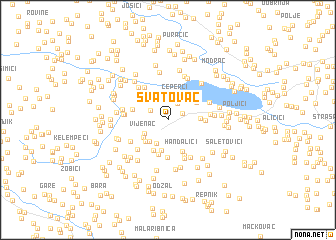 map of Svatovac