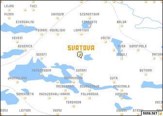 map of Svātova