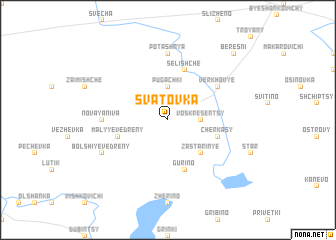 map of Svatovka