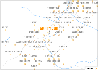map of Svätý ďur