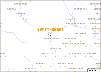 map of Svätý Hubert