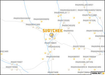 map of Svay Chék