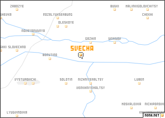 map of Svecha