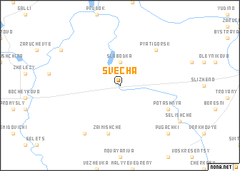 map of Svecha