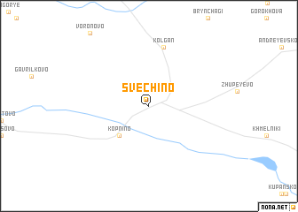 map of Svechino