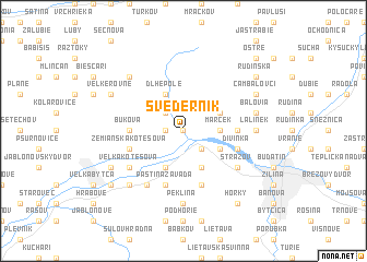 map of Svederník