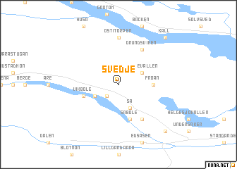 map of Svedje