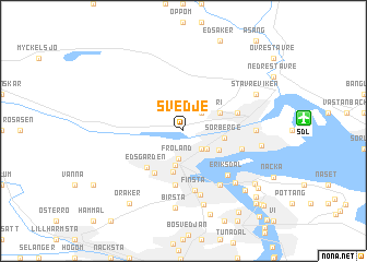 map of Svedje