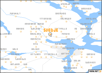 map of Svedje