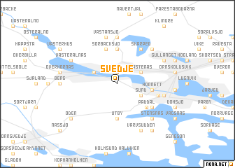 map of Svedje