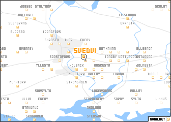 map of Svedvi