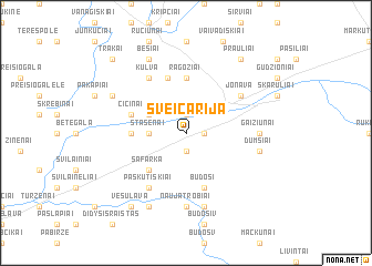 map of Šveicarija