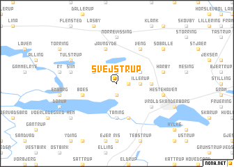 map of Svejstrup