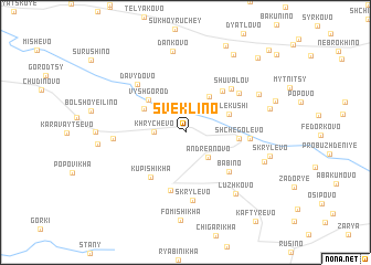 map of Sveklino