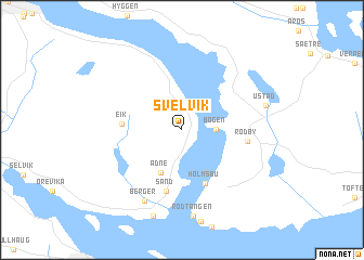 Svelvik (Norway) map - nona.net